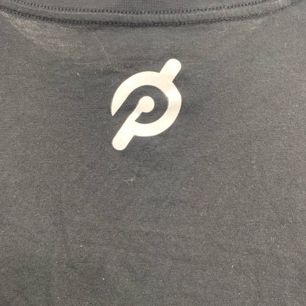 Peloton Unisex Size Large Century Shirt Tee 100 Ride Black Cotton Short Sleeve - Picture 5 of 10